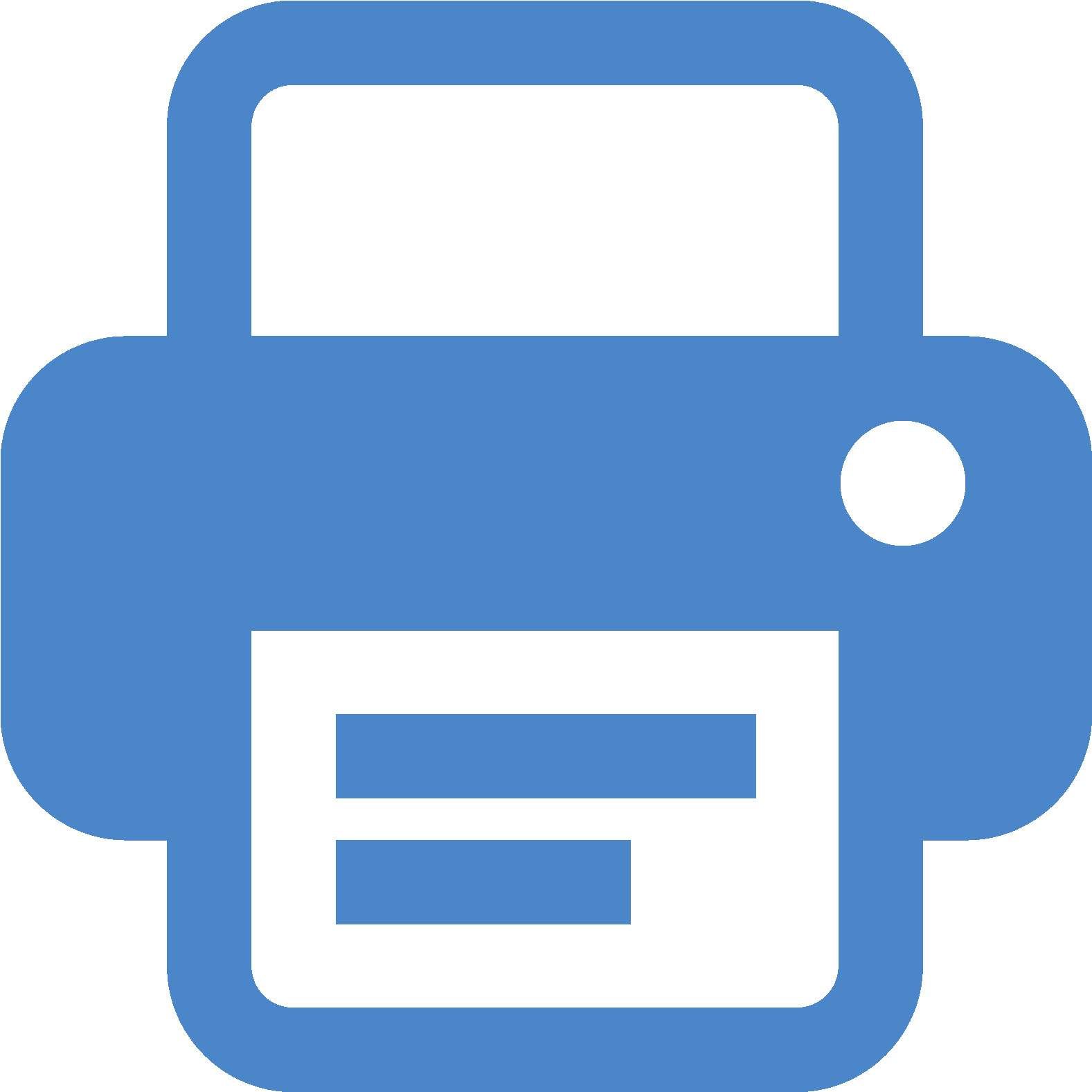 Menus - Black Printer Icon Png (1600x1600)