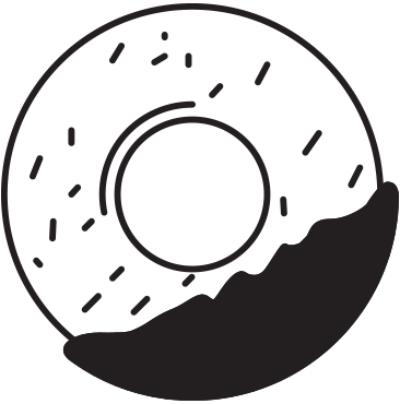 Menu Donut Icon - Doughnut (366x370)