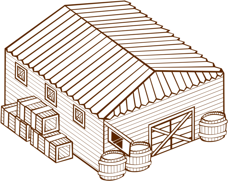 All Photo Png Clipart - Drawing Of A Warehouse (750x750)