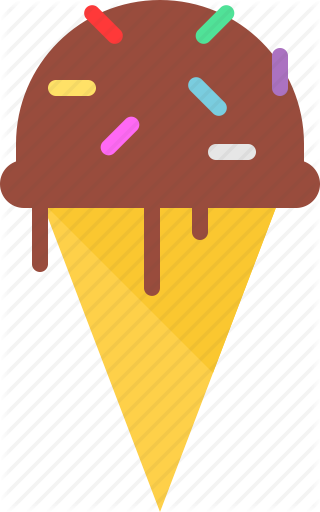 Chocolate, Cone, Icecream Icon - Chocolate (320x512)