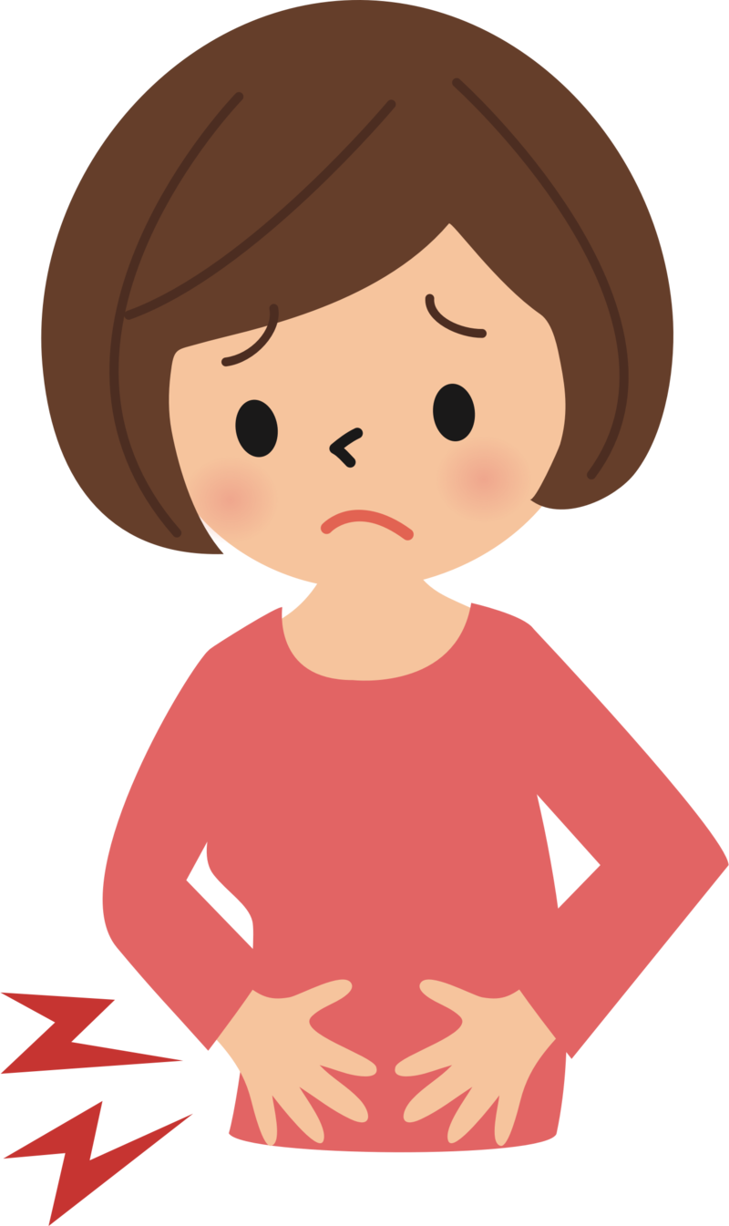 Pain In Stomach Free Photo Png - Abdominal Pain Clipart (800x1345)