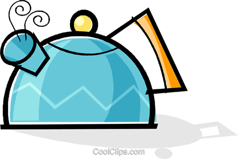 Kettle Royalty Free Vector Clip Art Illustration - Kettle Cartoon (480x321)