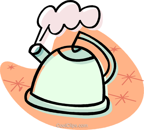 Kettle Clipart Kettel - Boiling Kettle Clipart (480x434)