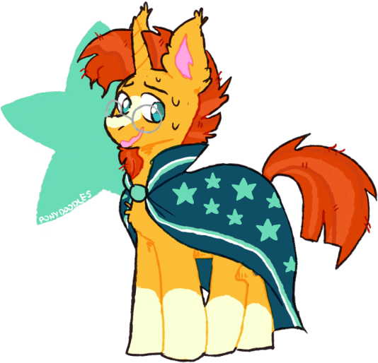 I Really Felt The Need To Draw Cute Sunburst Immediately - Cartoon (540x515)