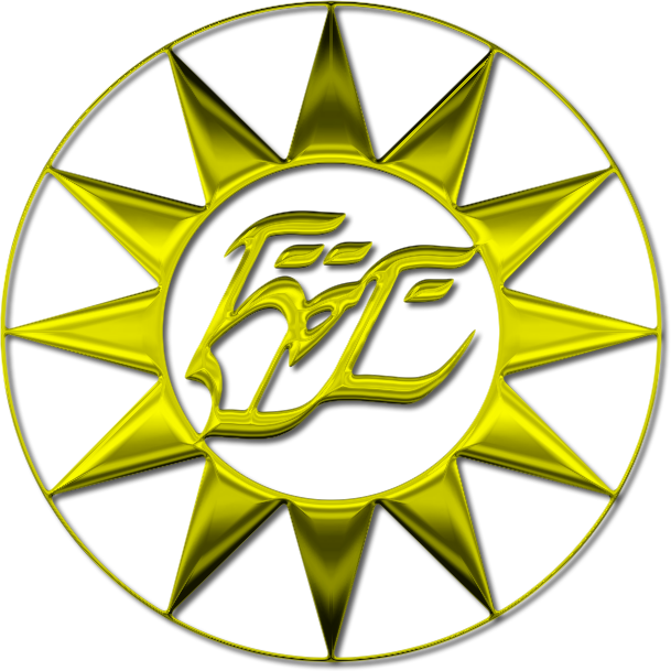 A Variation Of The Sunburst Design - Circle (609x609)