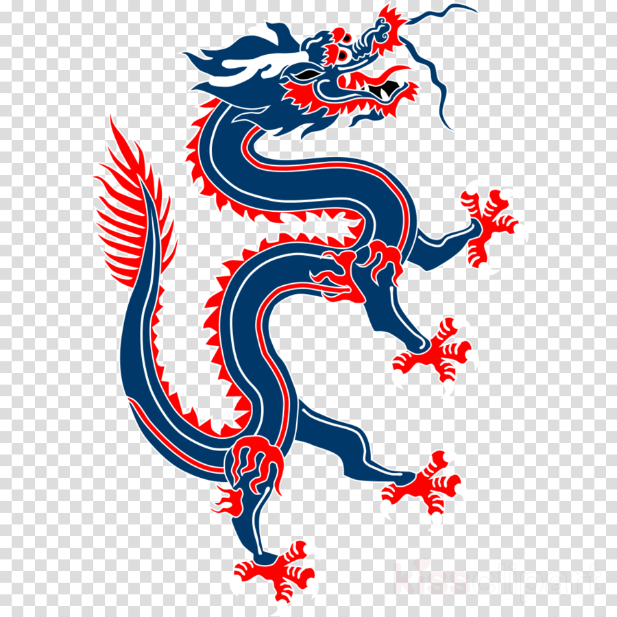 Chinese Dragon Svg Clipart China Chinese Dragon Clip - Ancient Chinese Coat Of Arms (900x900)