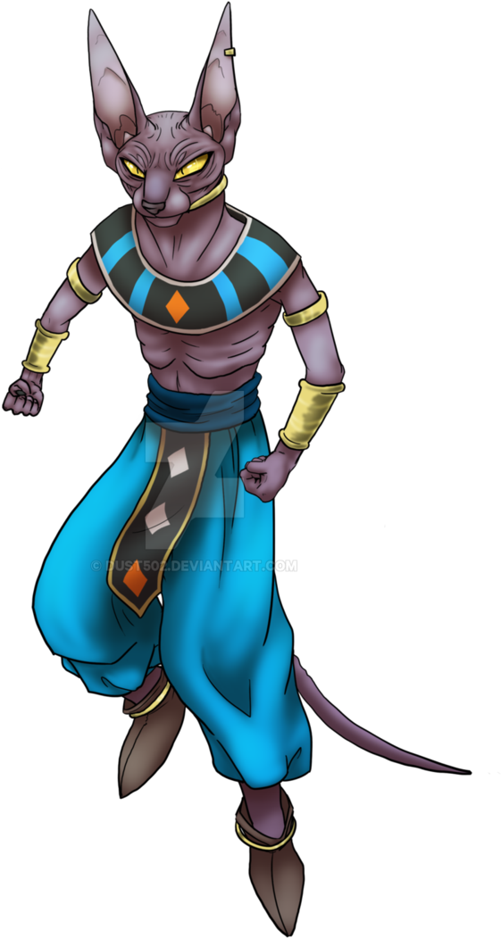 Graphic Free Beerus Drawing Killer Queen - Dbz Beerus Full Body (732x1092)