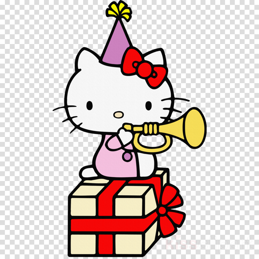 Download Hello Kitty Aniversario Png Clipart Hello - Birthday Hello Kitty Png (900x900)