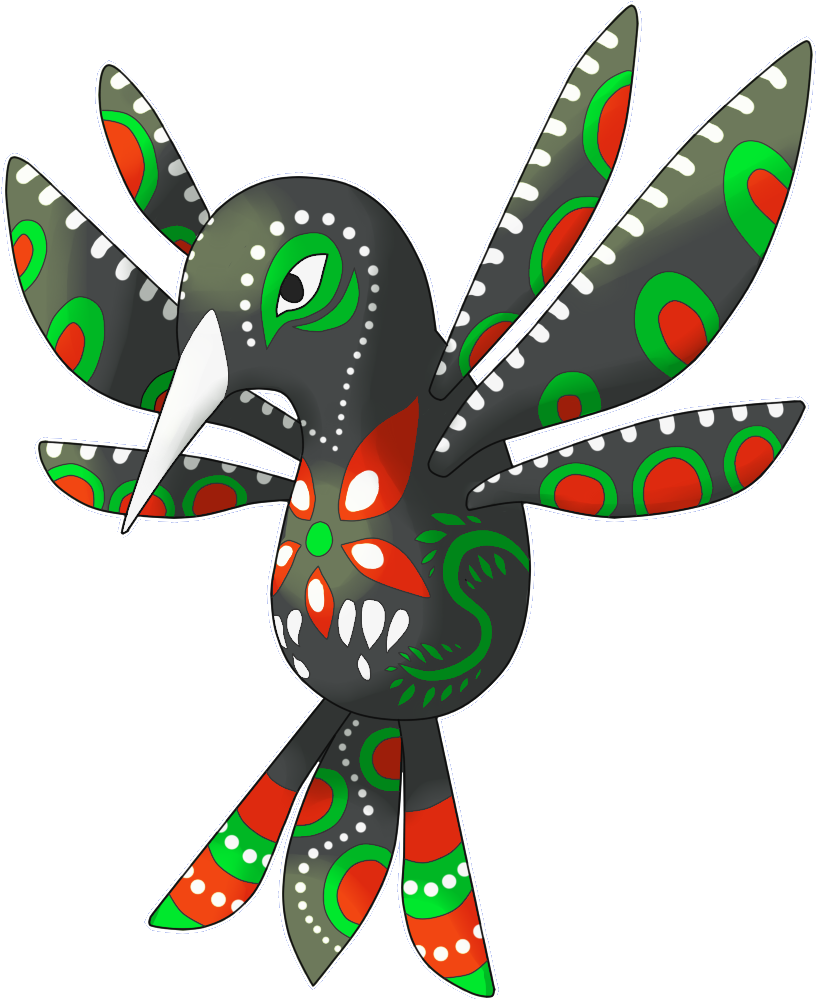 Alebri-colibri - Alebrijes Png (1000x1000)