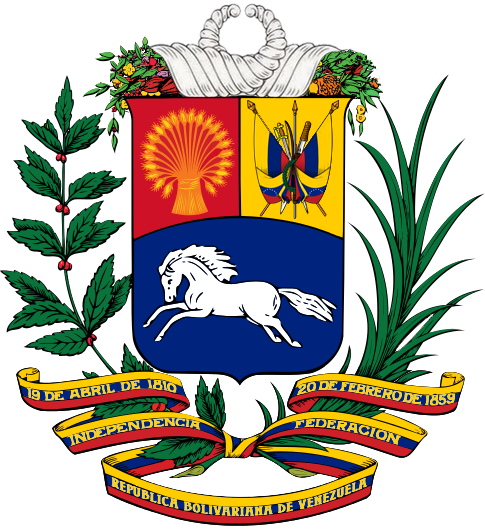 Brasão De Armas Da Venezuela - Venezuela Coat Of Arms (485x529)