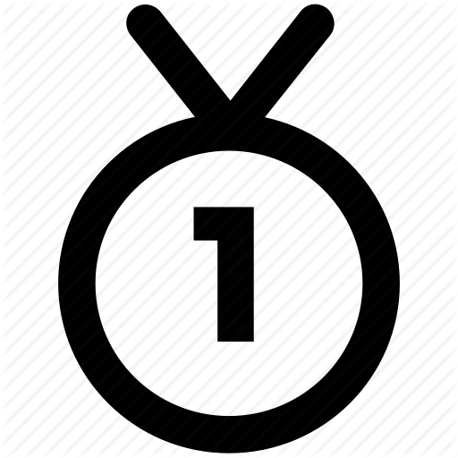 Clip Art Download 1 Vector First Prize - Round Padlock Icon (512x512)