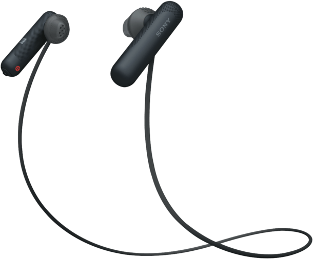 Image Black And White Download Clip Headphones Sport - Sp500 Wireless In Ear Sports Headphones (773x505)