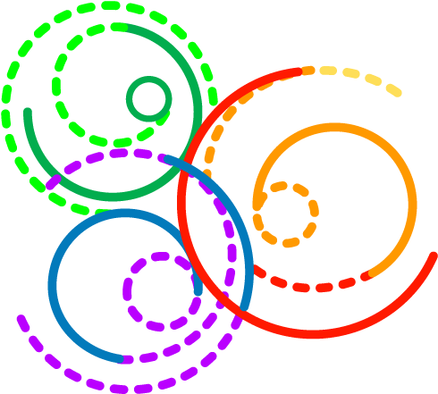 Odpc Logo Is Made Up Of Interlocking Rainbow Colored - Bracelet (497x449)