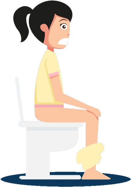 Png Free Download How To Squat Easy Go From This - Girl On Toilet Clip Art (607x717)