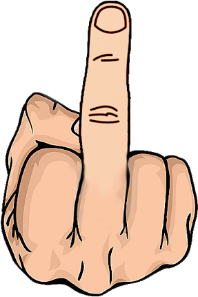 Download Magic Trick Google Clip Free Library - Google Image Middle Finger (314x512)