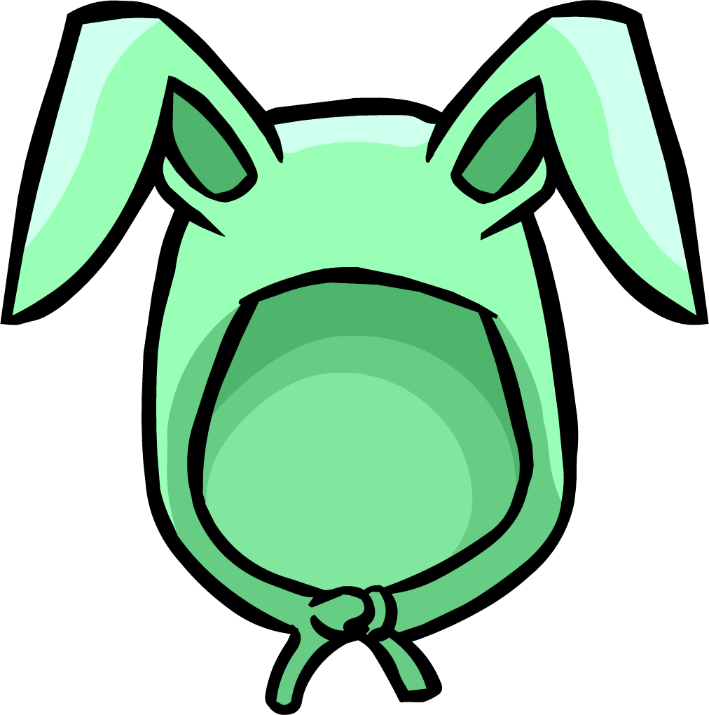 Banner Black And White Library Easter Bunny Ears Clipart - Green Bunny Ears (1012x1020)