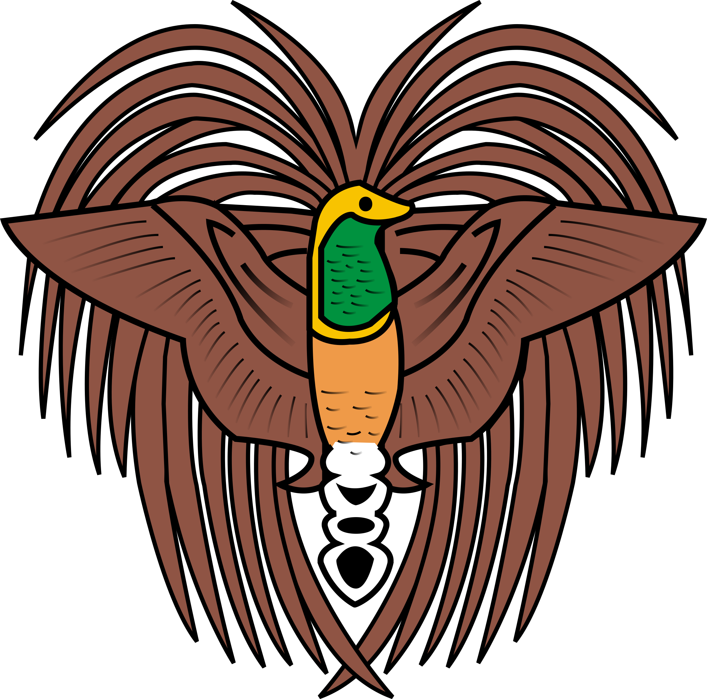Big Image - Papua New Guinea Coat Of Arms (2400x2375)