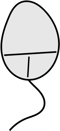 Line Point Angle Black M - 滑 鼠 卡通 (530x750)