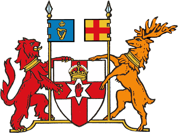 "coat Of Arms, Northern Ireland\ - Northern Ireland National Symbol (663x449)