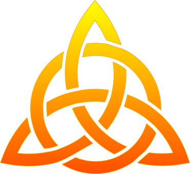 Celtic Knot Celtic Art Celts Irish People Triquetra - Trinity Symbol (371x340)