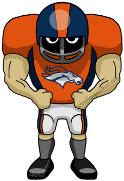 Durham North Carolina Duke University Blue Devils - New Orleans Saints Cartoon (320x400)