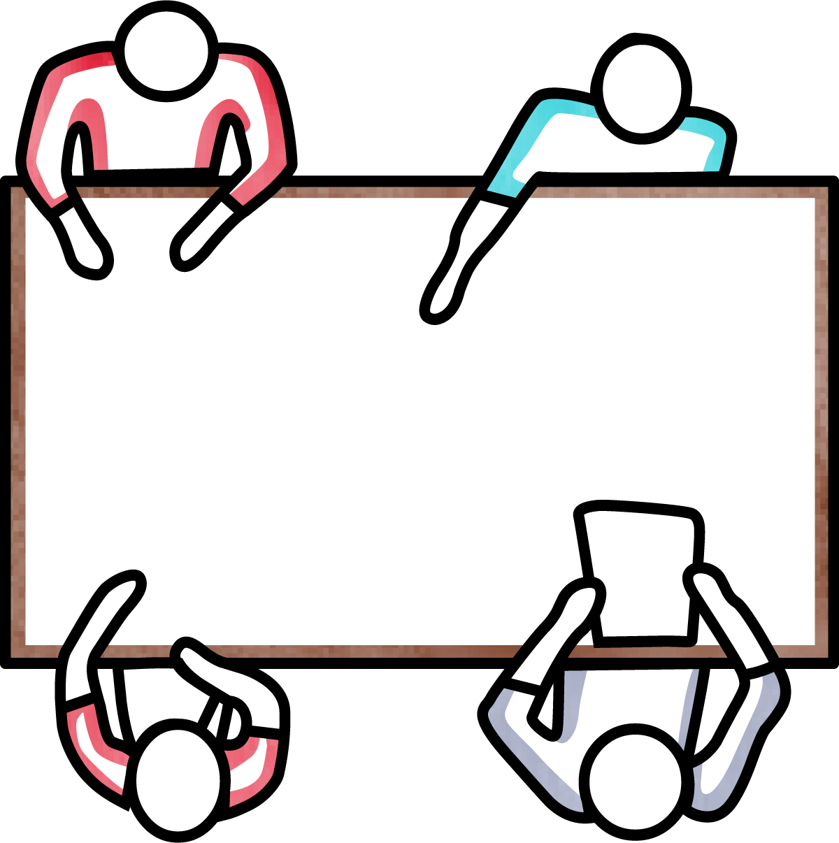 Clipart Desk Writing Center - Word (1200x1206)