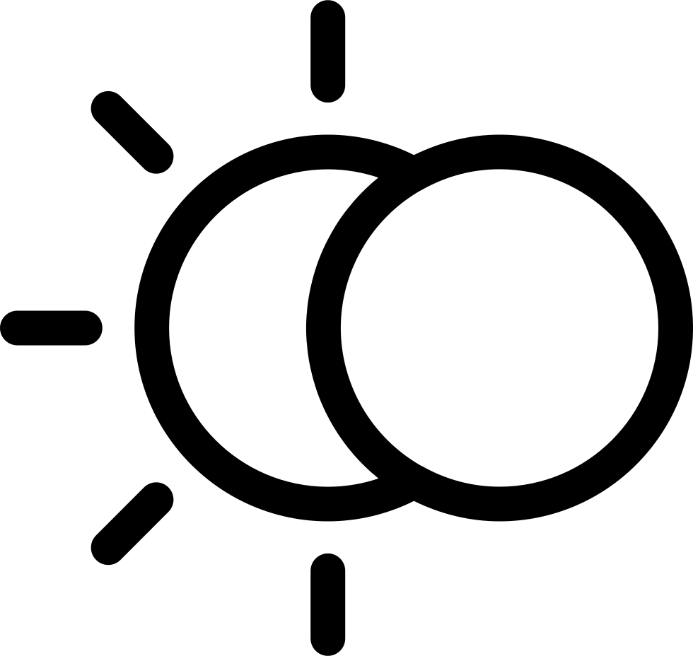 Jpg Freeuse Stock Eclipse Svg Png Icon Free Download - Light Sensor Icon (980x928)