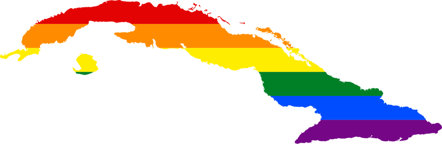 Map And Flag Of - Map Of Cuba Png (900x294)