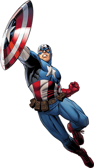 Terms Of Use - Captain America Flying Cartoon (600x600)