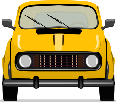 Bumper City Car Compact Car Automotive Design - Car Front View Big (385x340)
