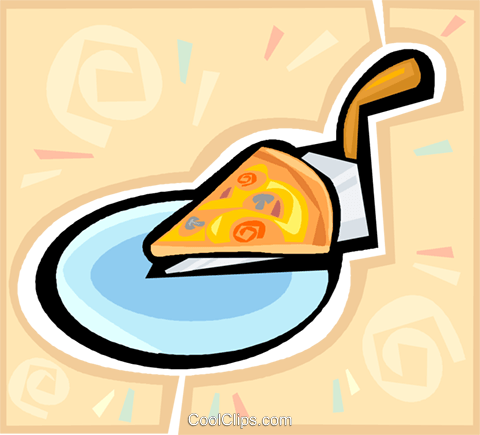 Pizza Slices Royalty Free Vector Clip Art Illustration - Pizza Slices Royalty Free Vector Clip Art Illustration (480x435)