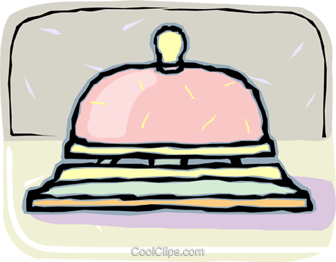Front Desk Bell Royalty Free Vector Clip Art Illustration - Illustration (480x375)