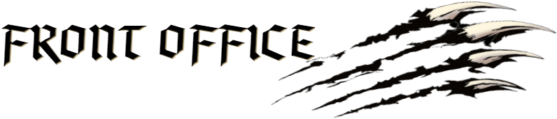 Claw Scratches Front Office - Calligraphy (906x194)