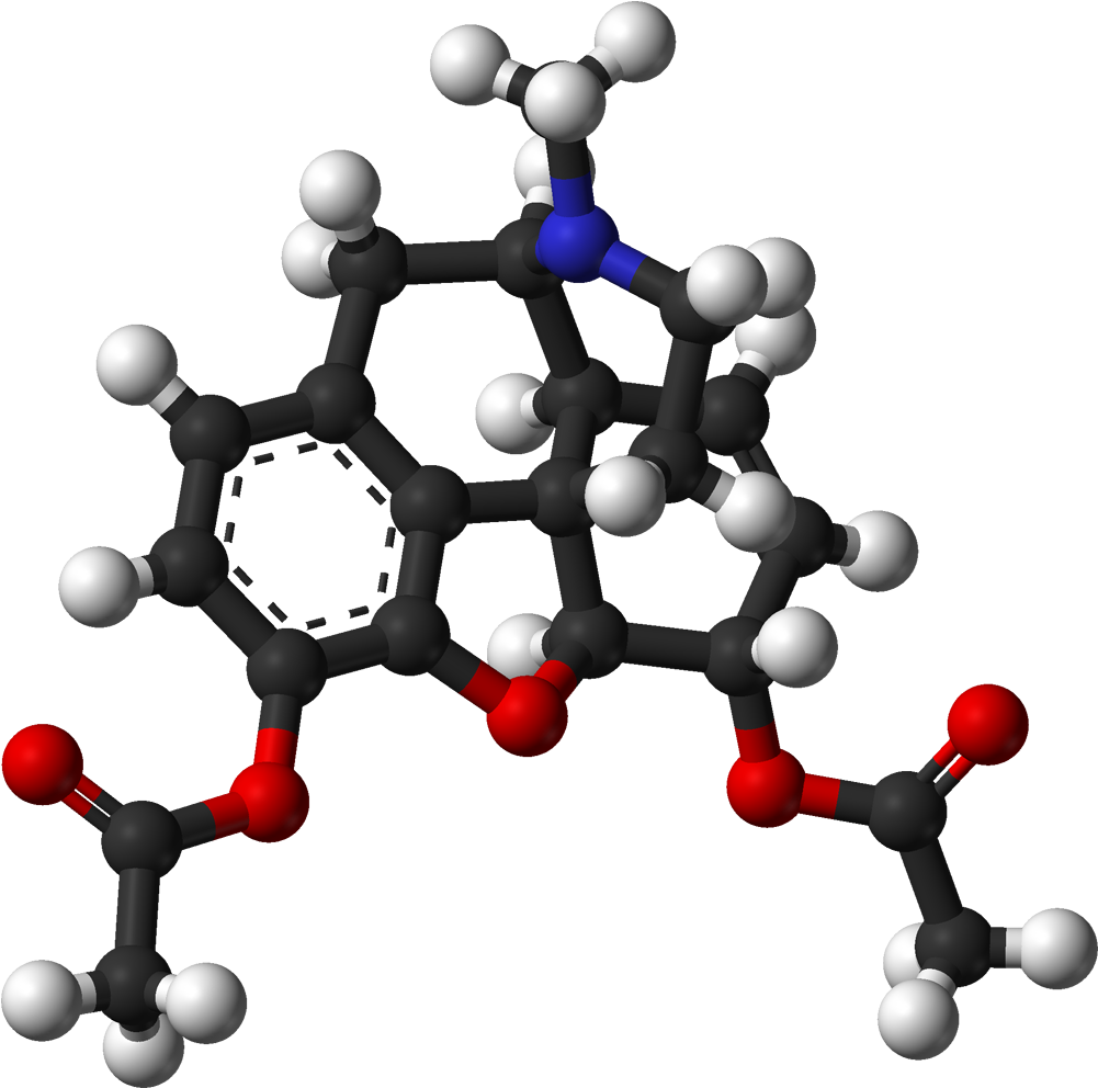 Heroin 3d Balls - Heroin Molecular Structure 3d (1100x1091)