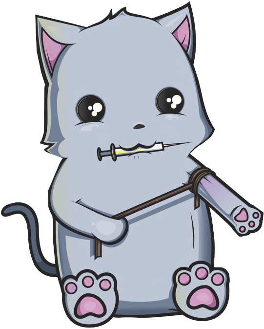 Politically Incorrect » Thread - Heroin Cat (595x685)