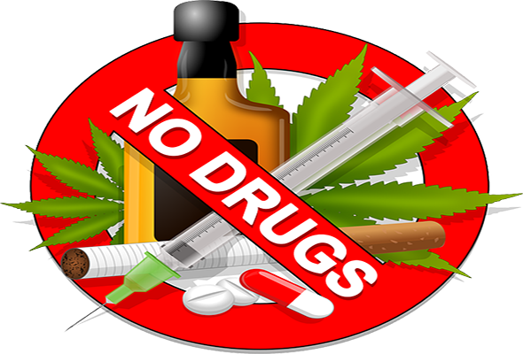 Using Drugs Is Not The Right Way To Solve Your Problems, - No To Drugs Clipart (590x400)