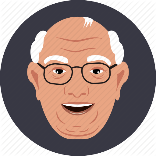 Old Man With Glasses Icon Clipart Computer Icons Avatar - Old Man Icons (512x512)