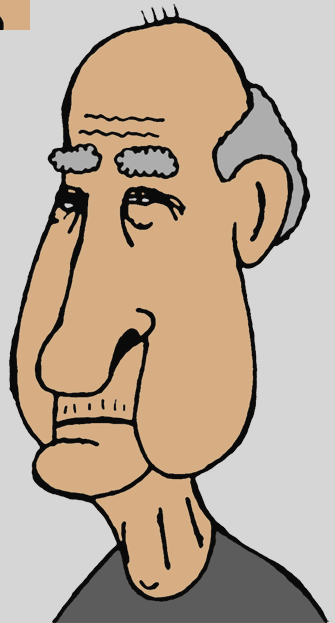 Old Man Face Clip Art (335x623)
