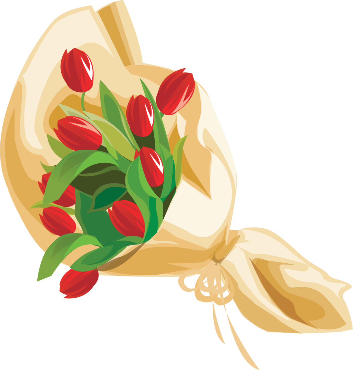 Bouquet Vector Animated Clip Library Library - Animated Bunch Of Flowers (1221x1280)