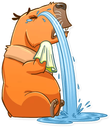 Capybara” Stickers Set For Telegram - Sticker (512x512)