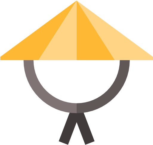 Clipart Library Fashion Cultures Bamboo China - Chinese Hat Icon Png (512x512)