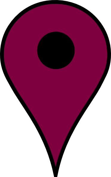 Map Pin Violet Clipart Has - Map Pin Violet Clipart Has (372x594)