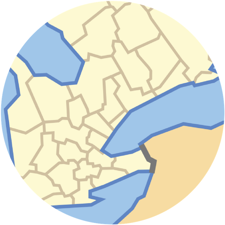 Find A Location - Blank Map Of Ontario (800x800)