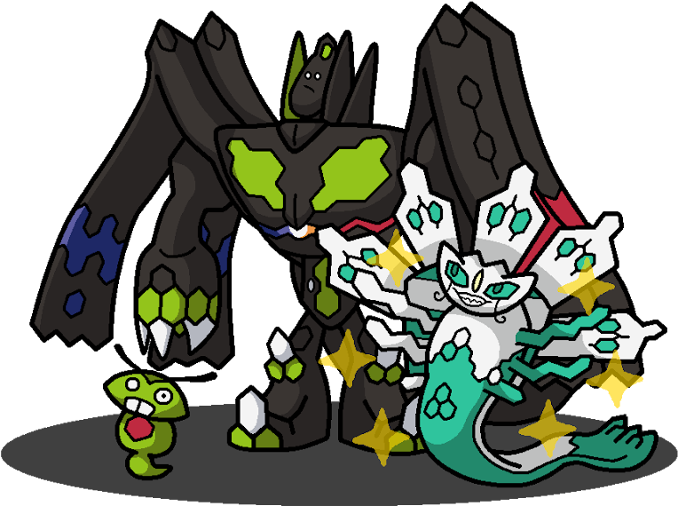 Cluster Minion As Zygarde Core, Vexus As Zygarde 50% - Photograph (800x600)