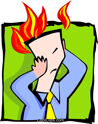 A Bad Headache Royalty Free Vector Clip Art Illustration - Scientific Method (379x480)