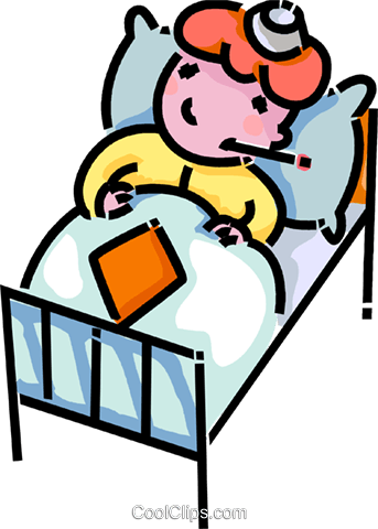 Clip Art Freeuse Library Clipart Sick Person - Sick Child Clip Art (343x480)