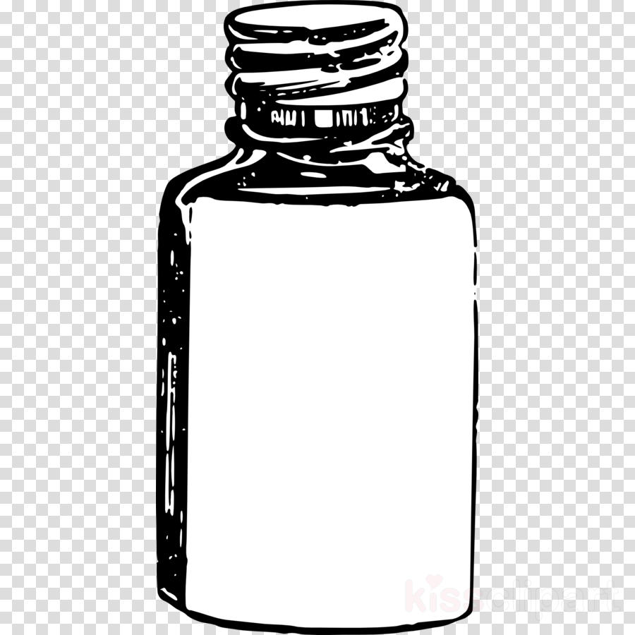 Download Medicine Bottle Black And White Clipart Tablet - Medication Bottle ...