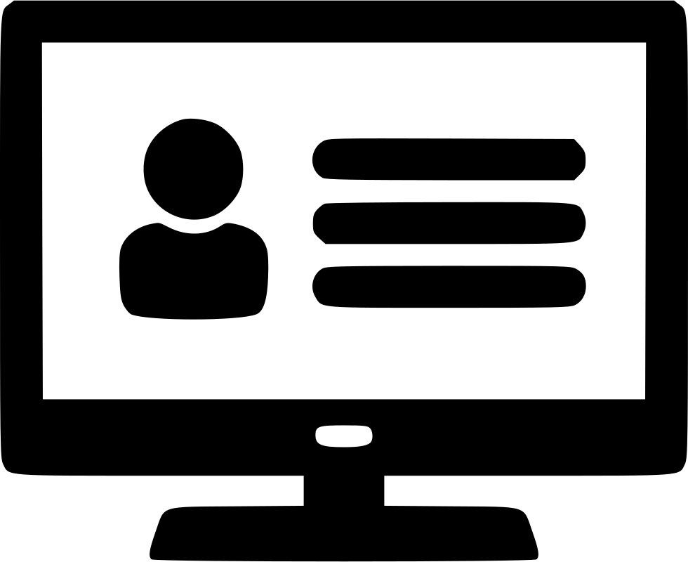 Pc Clipart Computer Website - Website User Icon (980x800)