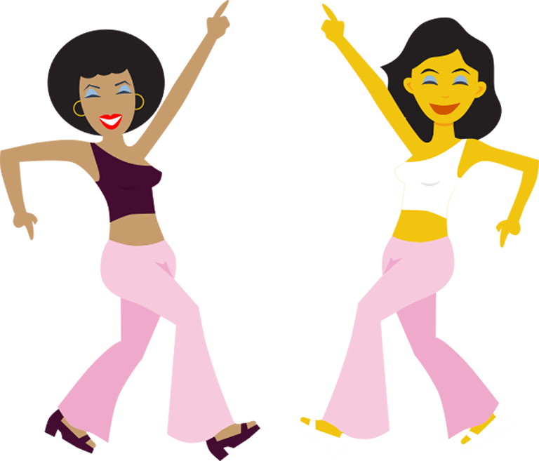 80's Dancer Clip Art (768x657)