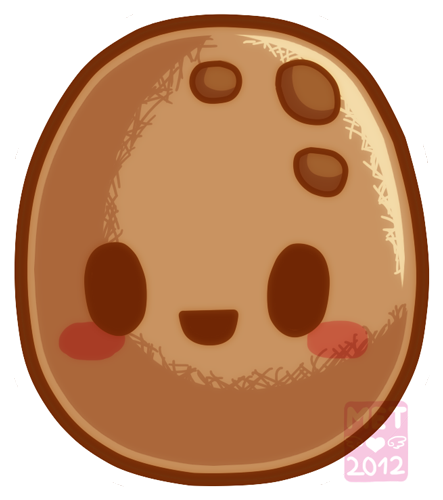Clip Freeuse Download Coconut Clipart - Coconut Kawaii (443x500)